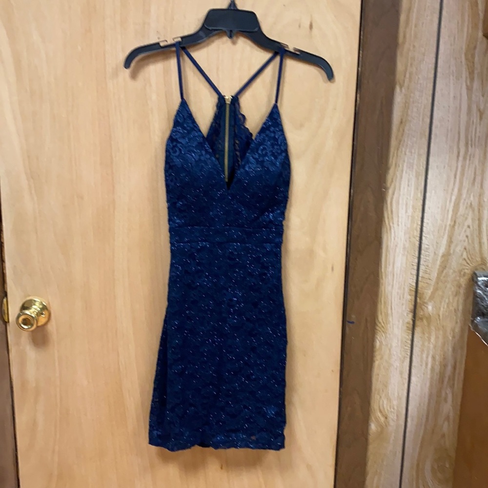 Sparkles blue dress